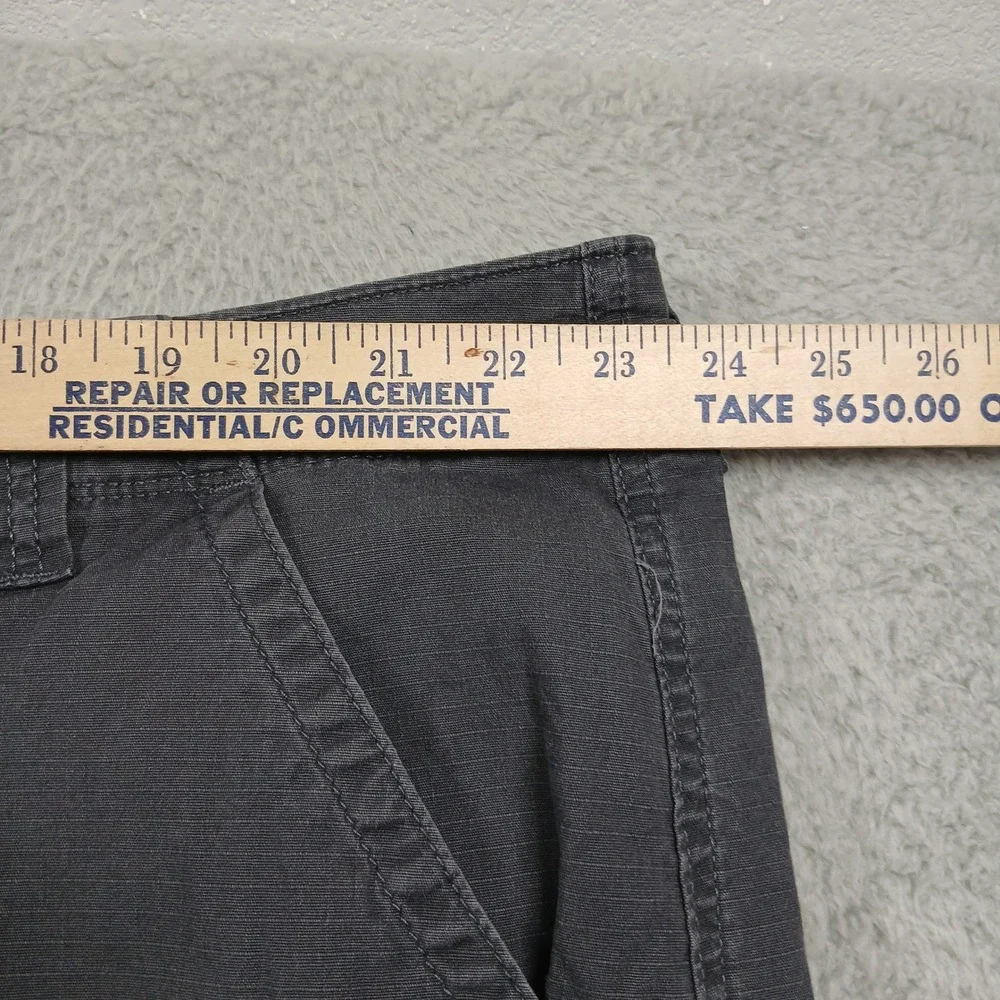 Wrangler Cargo Shorts Men's 48 Gray‎ Stretch Utility Casual